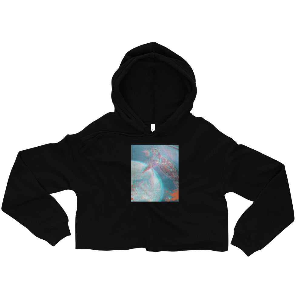 Aesthetic Women’s Crop Hoodie  [Turtle]