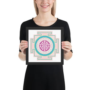 Yantra Mandala Framed poster