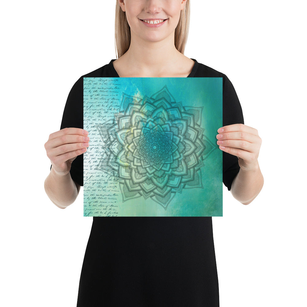 Mandala Vintage Photo Paper Poster