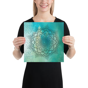 Mandala Vintage Photo Paper Poster