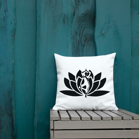 Premium Buddha Lotus Flower Pillow