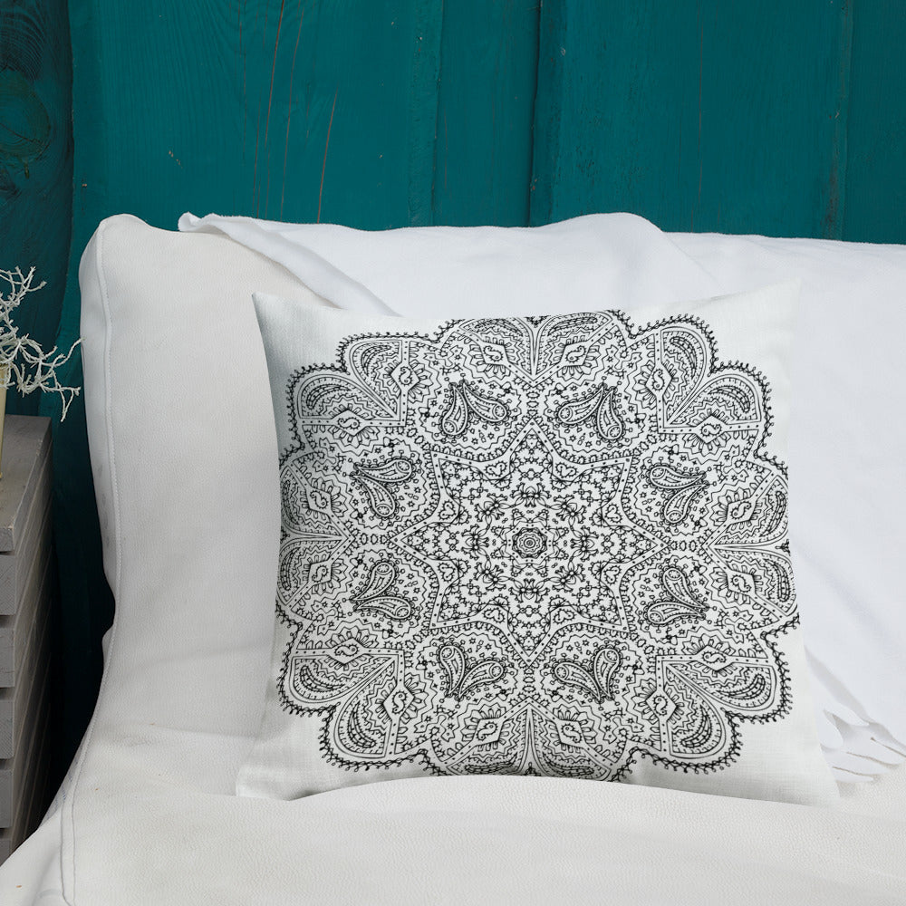 Mandala Spiritual Buddha Premium Pillow
