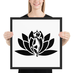 Yoga Fusion Framed photo paper poster