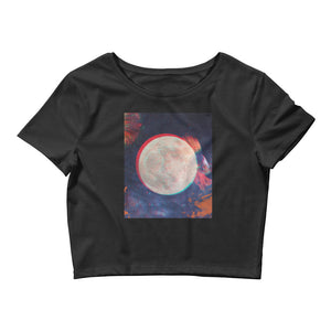 Aesthetic Crop Tee [Moon]