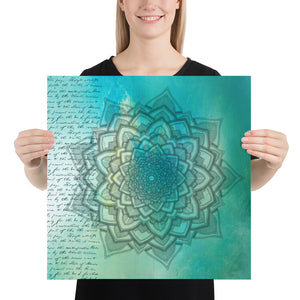 Mandala Vintage Photo Paper Poster