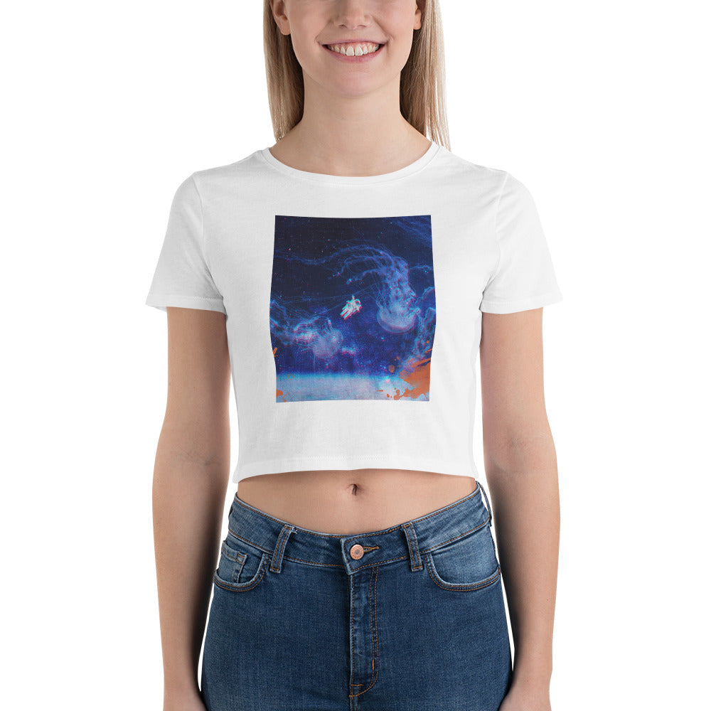 Aesthetic Women’s Crop Tee [ASTRONAUTA]