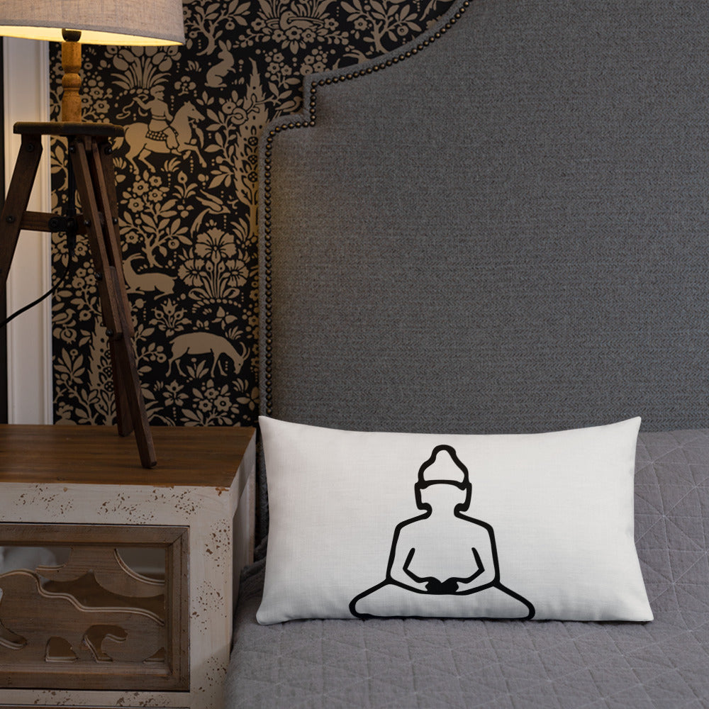 Mandala Spiritual Buddha Premium Pillow