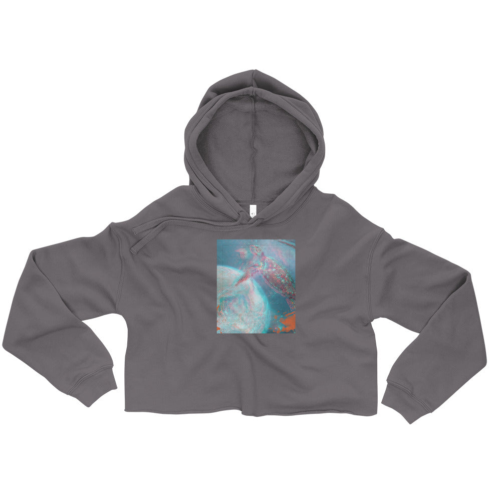 Aesthetic Women’s Crop Hoodie  [Turtle]