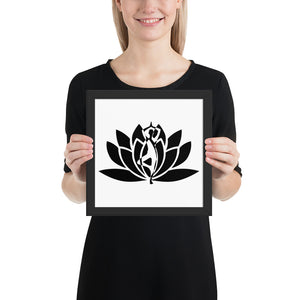 Yoga Fusion Framed photo paper poster