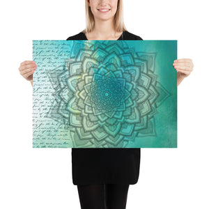 Mandala Vintage Photo Paper Poster