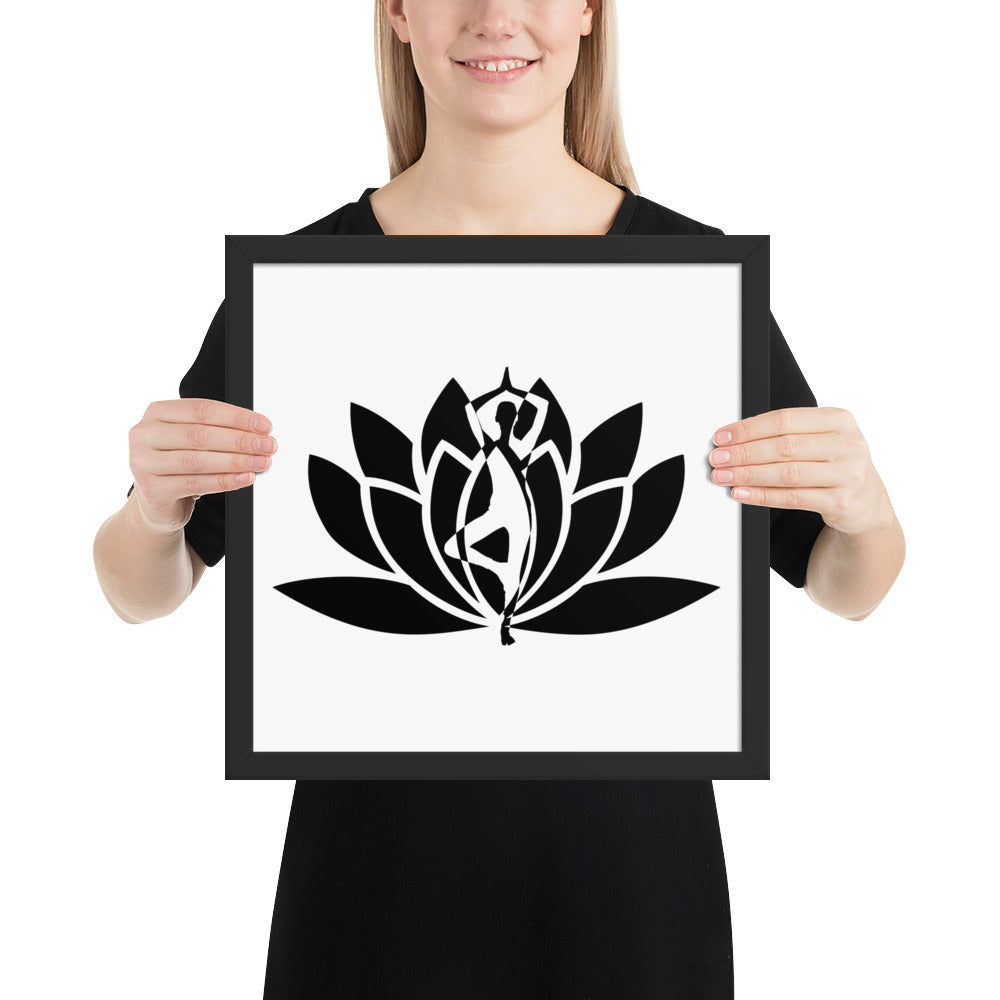 Yoga Fusion Framed photo paper poster