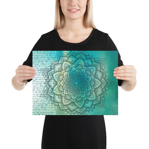 Mandala Vintage Photo Paper Poster