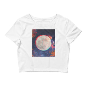 Aesthetic Crop Tee [Moon]