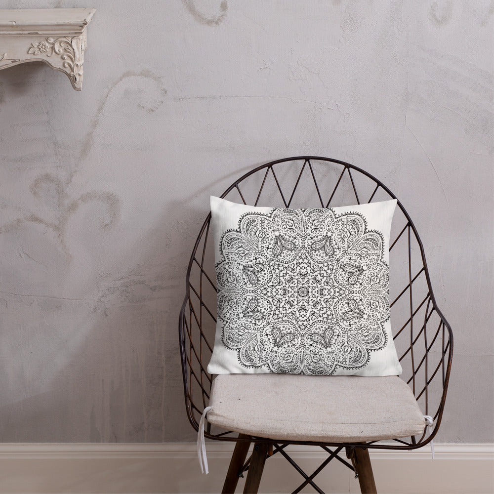 Mandala Spiritual Buddha Premium Pillow