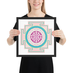 Yantra Mandala Framed poster