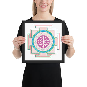 Yantra Mandala Framed poster