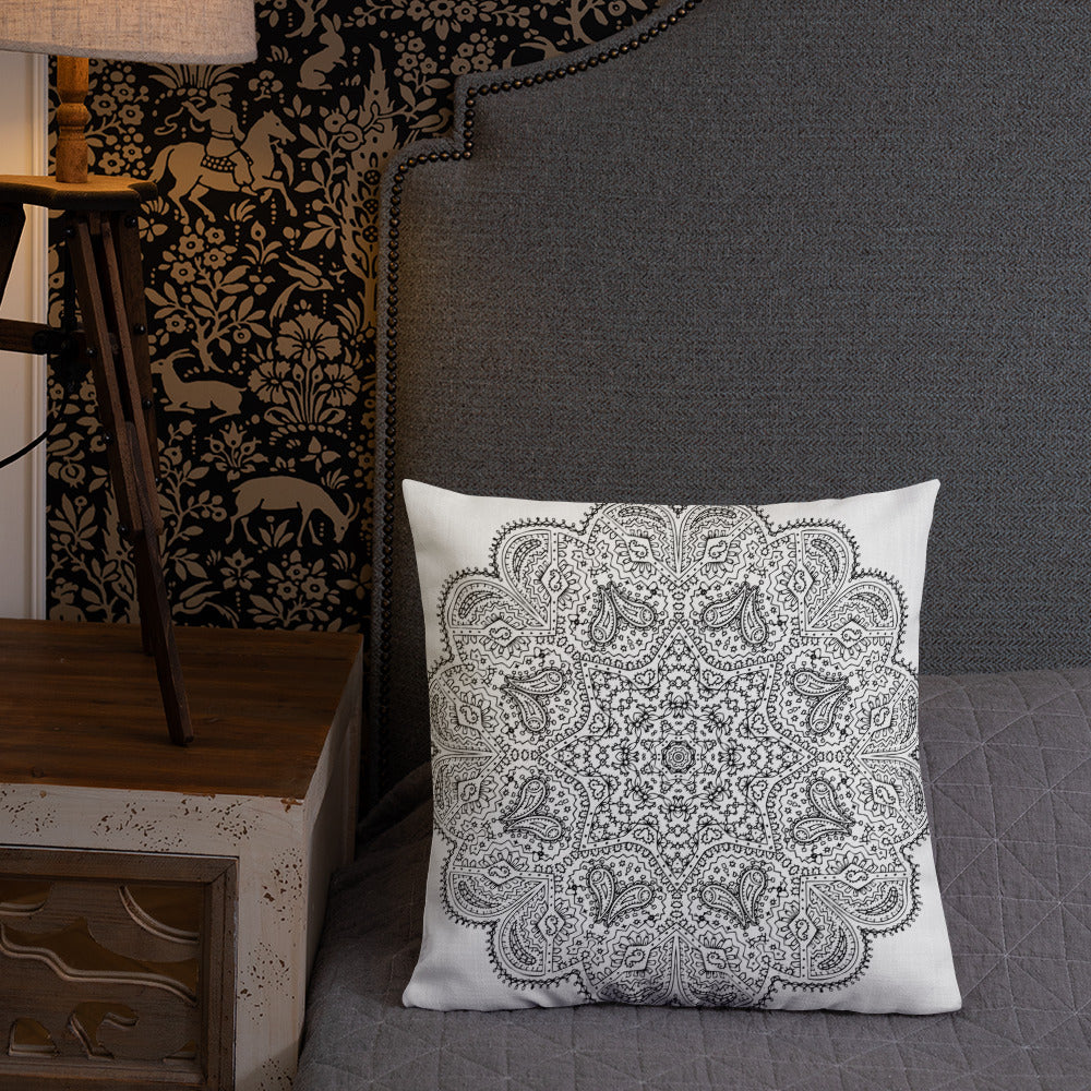 Mandala Spiritual Buddha Premium Pillow