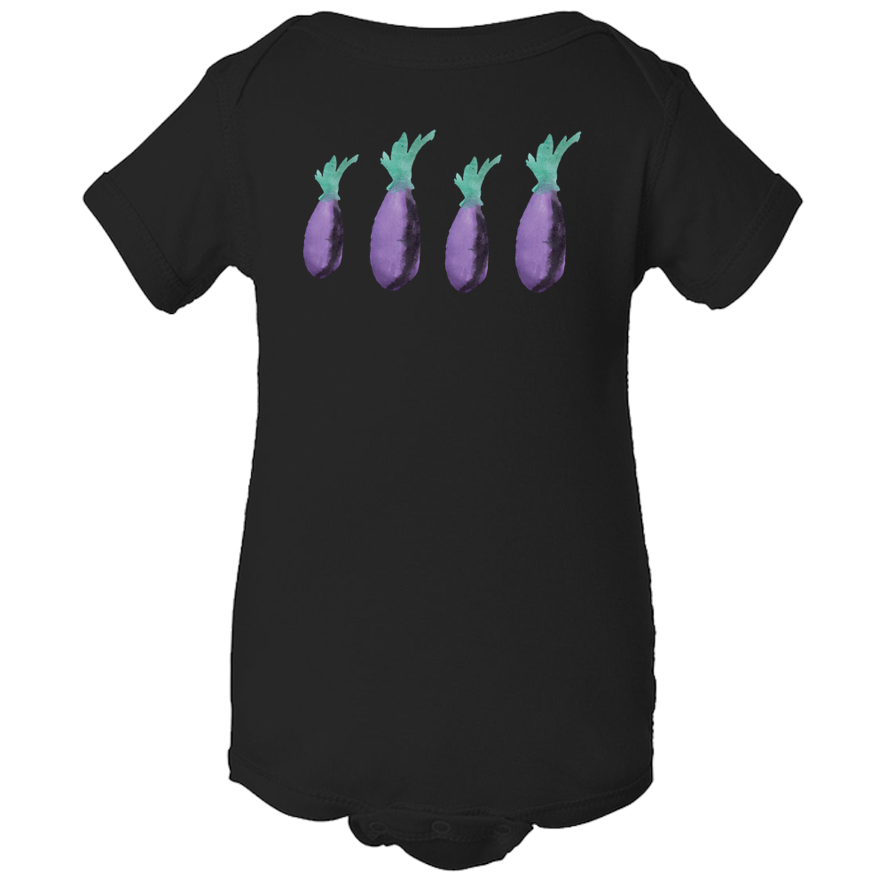 Eggplant Baby Body Suit