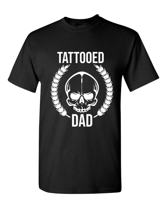 Tattooed Dad Adult Unisex T-Shirt