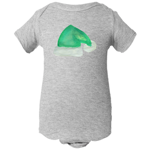 Baby Onesies -  Christmas Elf Hat Water Color  Unisex Body Suit Design - Kids' Clothing