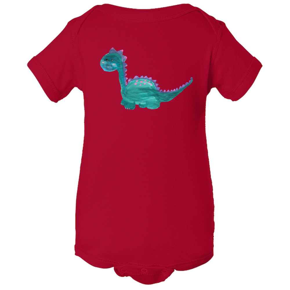 Baby Onesies -  Dinosaur Water Color  Unisex Body Suit Design - Kids' Clothing