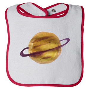 Baby Bibs Saturn Water Color Unisex Design