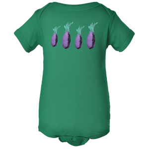 Eggplant Baby Body Suit