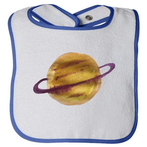 Baby Bibs Saturn Water Color Unisex Design