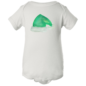 Baby Onesies -  Christmas Elf Hat Water Color  Unisex Body Suit Design - Kids' Clothing