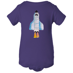 Baby Onesies -  Spaceship Color  Unisex Body Suit Design - Kids' Clothing