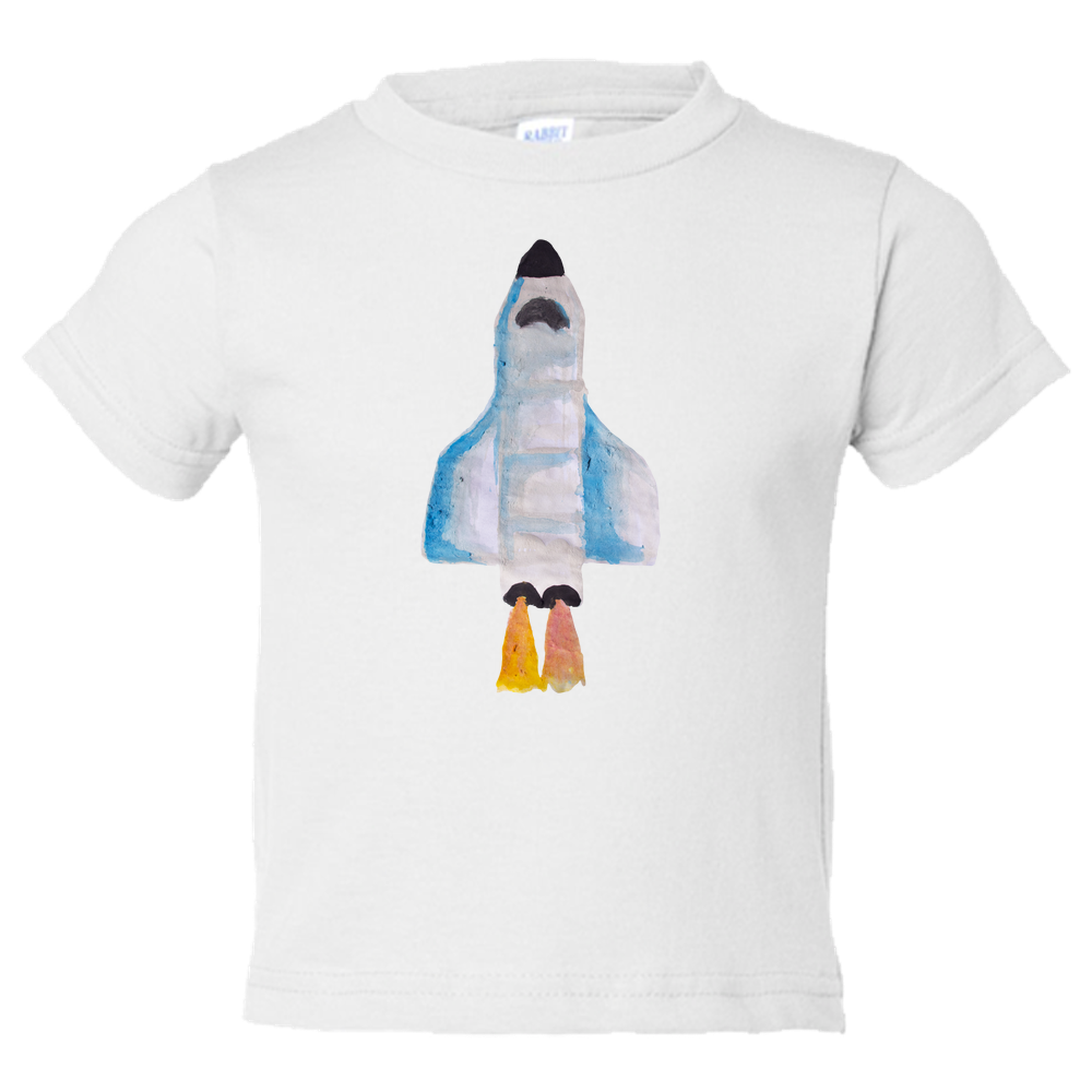 Baby T-shirt -  Spaceship Water Color Unisex Body Suit Design - Kids' Clothing