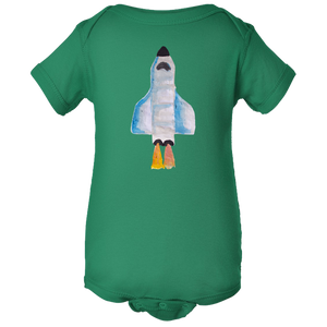 Baby Onesies -  Spaceship Color  Unisex Body Suit Design - Kids' Clothing