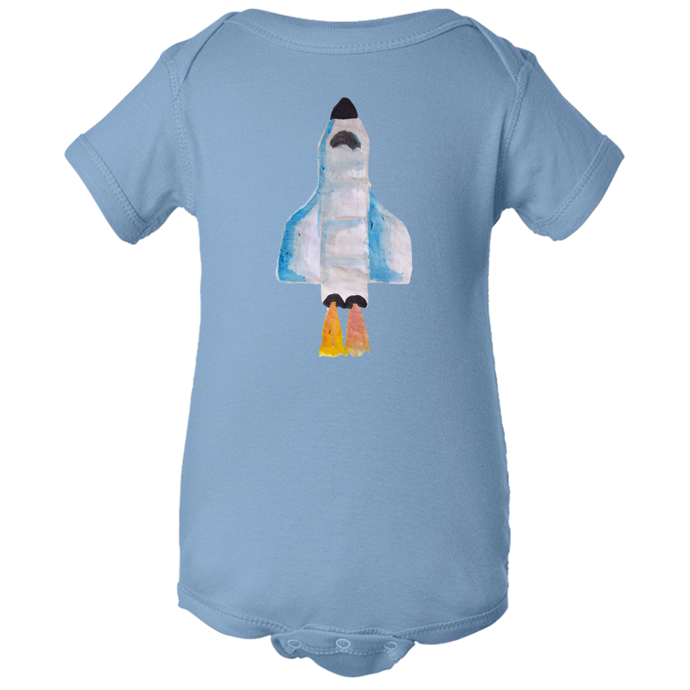 Baby Onesies -  Spaceship Color  Unisex Body Suit Design - Kids' Clothing