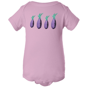 Eggplant Baby Body Suit
