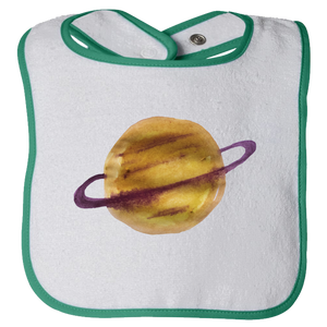 Baby Bibs Saturn Water Color Unisex Design