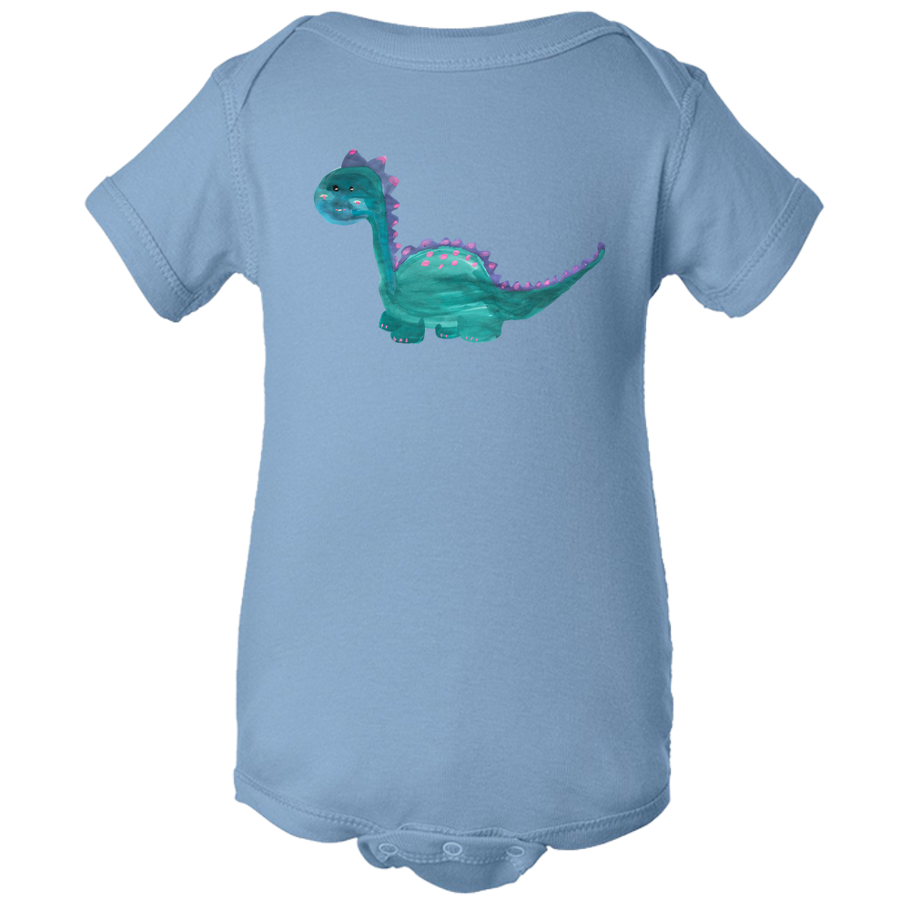 Baby Onesies -  Dinosaur Water Color  Unisex Body Suit Design - Kids' Clothing