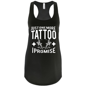One More Tattoo I Promise tank black