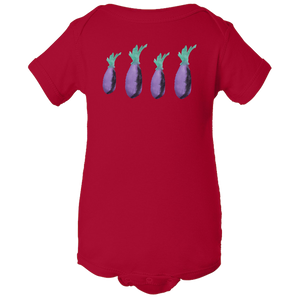 Eggplant Baby Body Suit