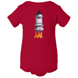 Baby Onesies -  Spaceship Water Color  Unisex Body Suit Design - Kids' Clothing
