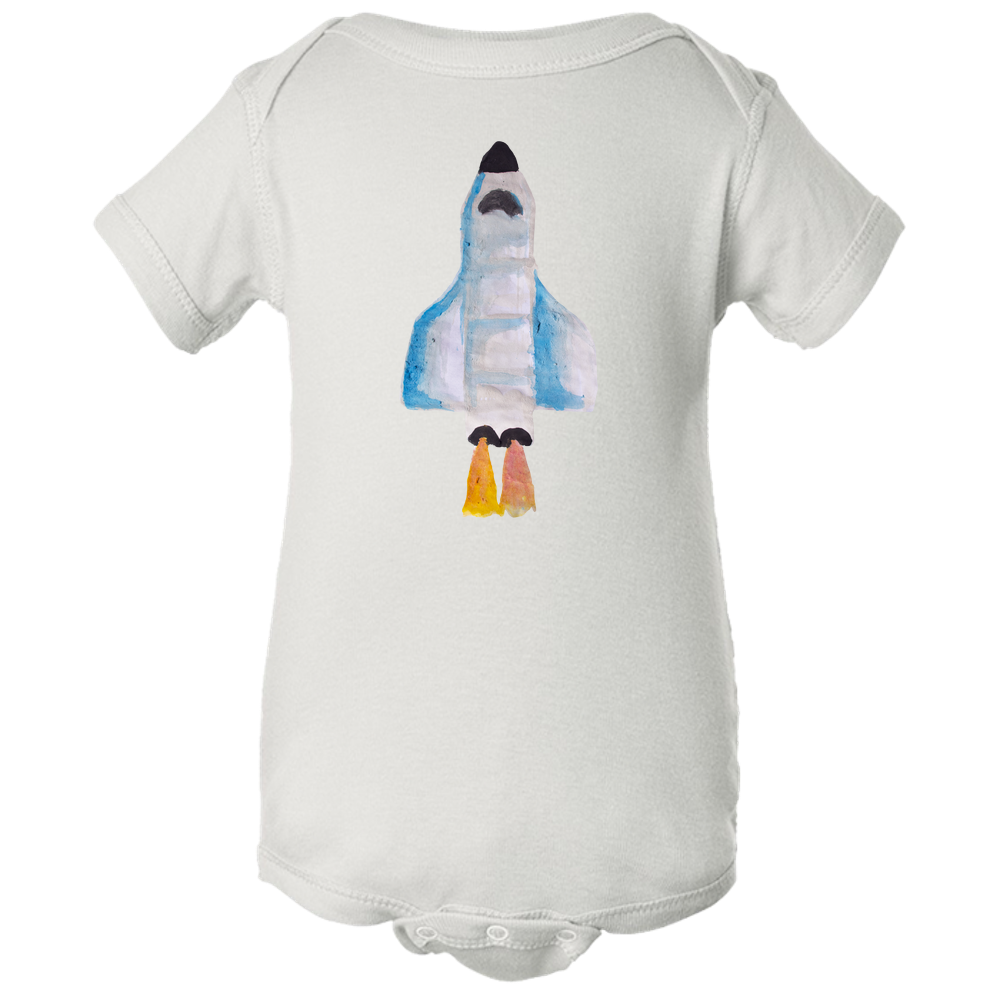 Baby Onesies -  Spaceship Color  Unisex Body Suit Design - Kids' Clothing