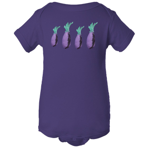 Eggplant Baby Body Suit