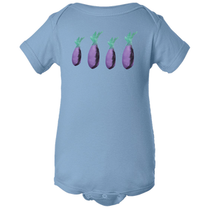 Eggplant Baby Body Suit
