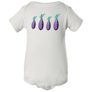 Eggplant Baby Body Suit