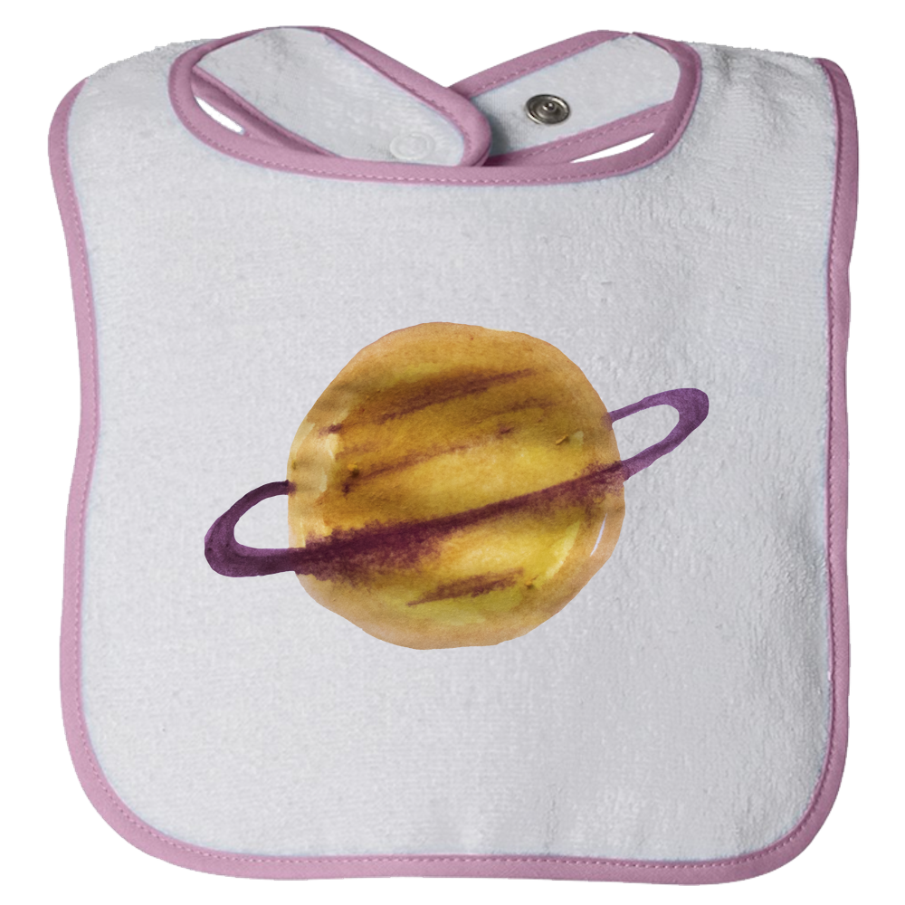 Baby Bibs Saturn Water Color Unisex Design