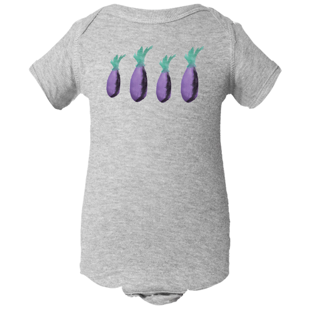 Eggplant Baby Body Suit