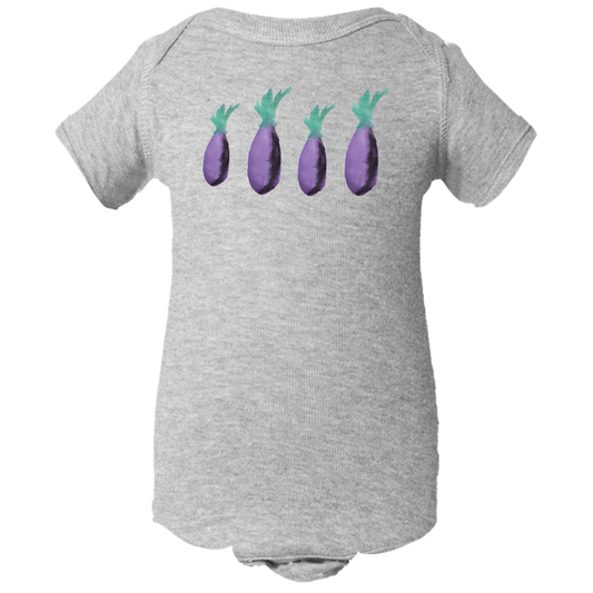 Eggplant Baby Body Suit