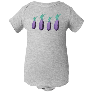 Eggplant Baby Body Suit