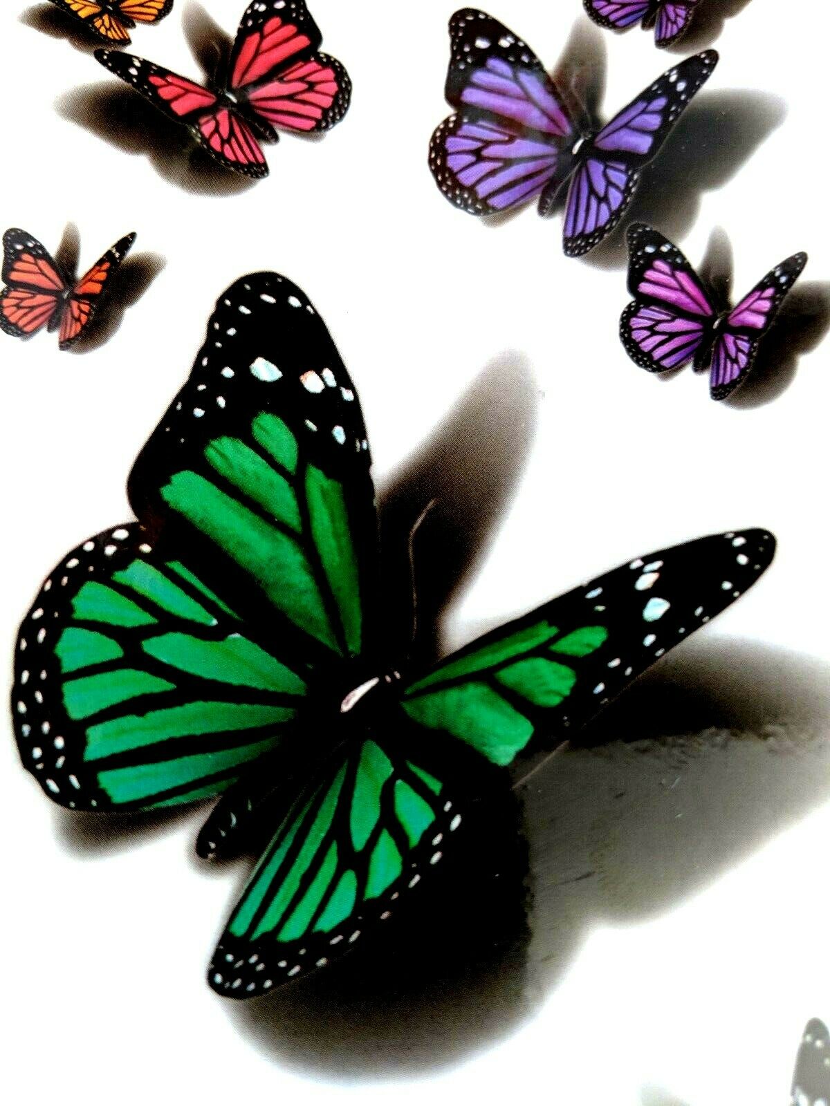 US SELLER, 3D butterfly temporary tattoo body art tattoo waterproof