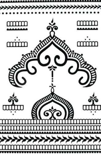 Henna Inspired Temporary Tattoos Mehendi