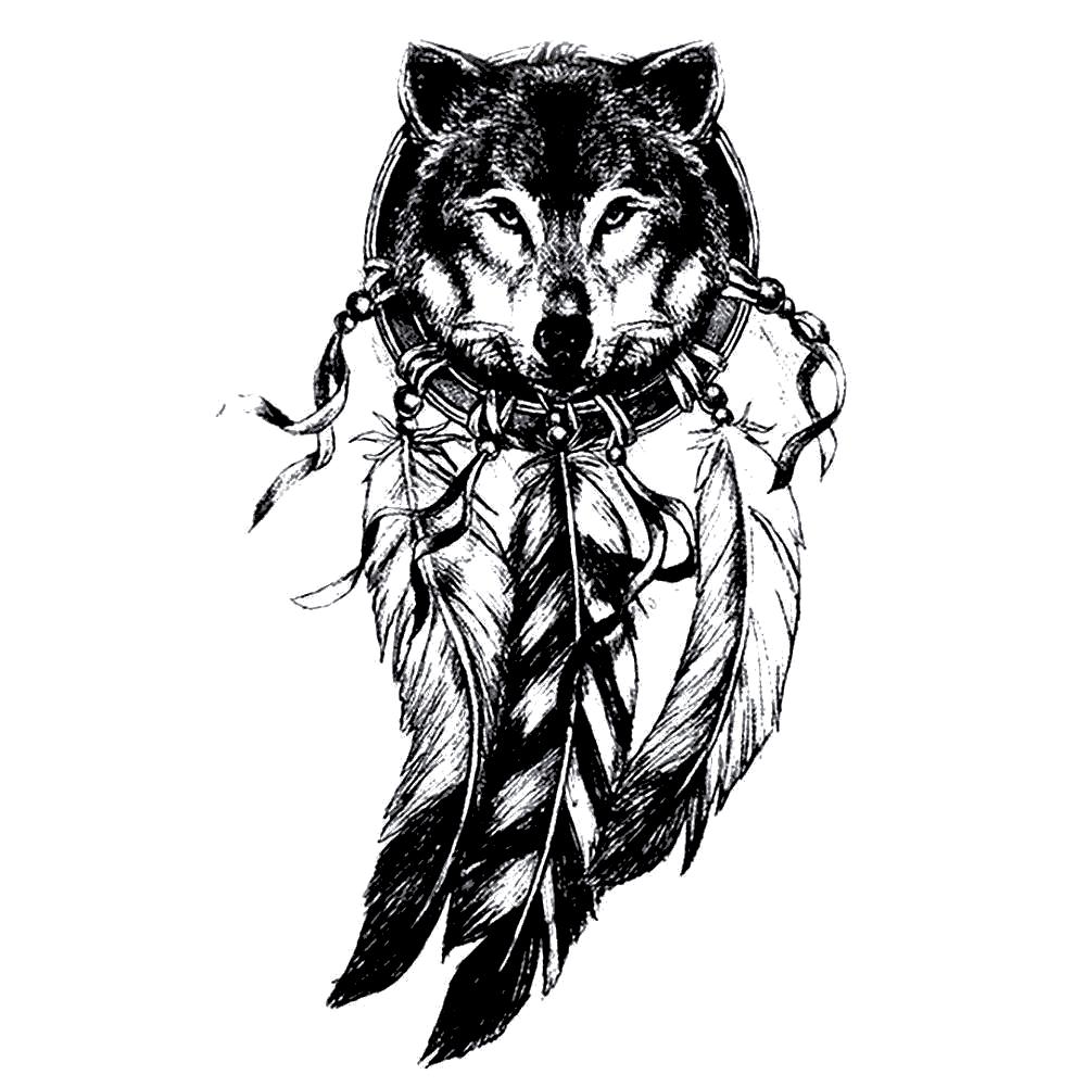 Fox Temporary Tattoo